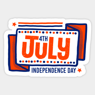 4th Of July Sticker